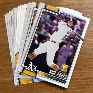 (15) 2026 Topps MLB A’s Card Lot 2026 Topps MLB Athletics A’s Card Lot